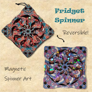 Fridget Spinner - like a fidget spinner for your fridge.
