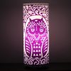 Purple Owl Lamp